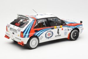 Lancia Delta HF Integrale Evo Martini #4 D. Auriol / B. Occelli Winner Rally Monte Carlo 1992 Kyosho 1:18 08348A Pressofusion — immagine 3 di 8