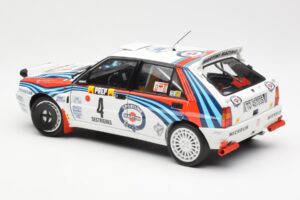 Lancia Delta HF Integrale Evo Martini #4 D. Auriol / B. Occelli Winner Rally Monte Carlo 1992 Kyosho 1:18 08348A Pressofusion — immagine 7 di 8