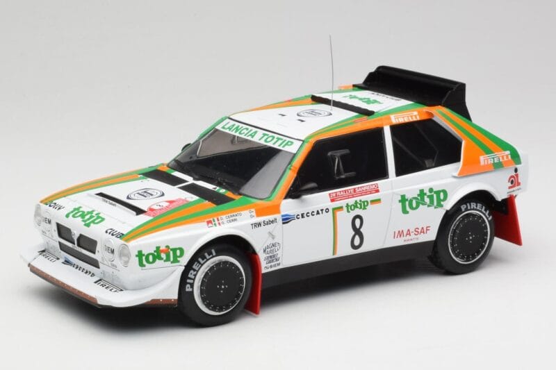 Lancia Delta S4 #8 D. Cerrato / G. Cerri Rally San Remo 1986 IXO 1:18 18RMC133 Pressofusione