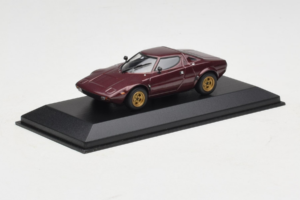 Lancia Stratos Bordeaux Rosso Minichamps 1:43 LANCIA001 Pressofusione — immagine 2 di 4