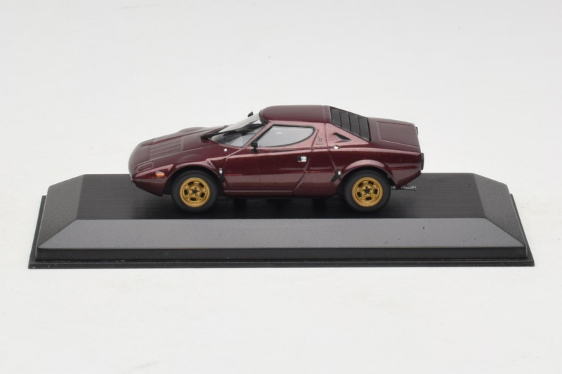 Lancia Stratos Bordeaux Rosso Minichamps 1:43 LANCIA001 Pressofusione