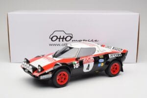 Lancia Stratos HF Gr.4 Nero #0 M. Alen / I. Kivimäki Rally San Remo 1978 Otto 1:12 G088 Resina — immagine 6 di 6