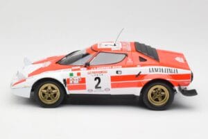 Lancia Stratos HF #2 J-B. Andruet / Biche Winners Tour de Corse 1974 Minichamps 1:18 155741702 Pressofusione — immagine 3 di 6