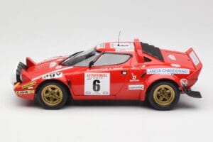 Lancia Stratos HF #6 B. Darniche / A. Mahé Winners Tour de France Automobile 1975 Minichamps 1:18 155751706 Pressofusione — immagine 3 di 6