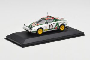 Lancia Stratos #10 Team Alitalia S. Munari / S. Maiga Rally Monte Carlo 1976 Minichamps 1:43 430761210 Pressofusione — immagine 2 di 4