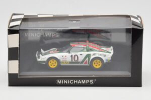 Lancia Stratos #10 Team Alitalia S. Munari / S. Maiga Rally Monte Carlo 1976 Minichamps 1:43 430761210 Pressofusione — immagine 4 di 4