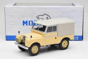 Land Rover 88 Series 1 Hard Top Beige Chiaro MCG 1:18 MCG18368 Pressofusione — immagine 6 di 6