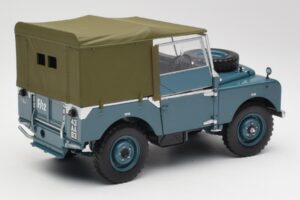 Land Rover 88 Series I Azzurro Minichamps 1:18 150168907 Pressofusione — immagine 3 di 8