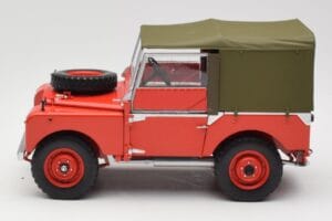 Land Rover 88 Series I Rosso Minichamps 1:18 150168910 Pressofusione — immagine 4 di 8