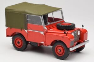 Land Rover 88 Series I Rosso Minichamps 1:18 150168910 Pressofusione — immagine 6 di 8