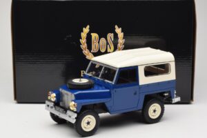 Land Rover Lightweight Series III Blu Scuro BoS Models 1:18 BOS382 Resina — immagine 6 di 6
