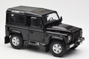Land Rover Defender 90 Santorini Nero Metallizzato Kyosho 1:18 08901BK Pressofusione — immagine 6 di 8