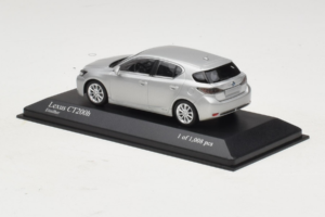 Lexus CT200h Argento Minichamps 1:43 410166001 Pressofusione — immagine 3 di 4