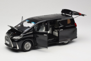 Lexus LM300h Nero Kyosho 1:18 08963BK Pressofusione — immagine 2 di 8