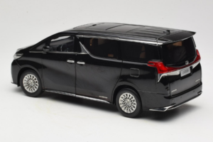 Lexus LM300h Nero Kyosho 1:18 08963BK Pressofusione — immagine 7 di 8