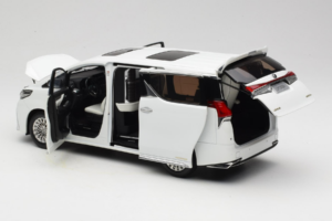 Lexus LM300h White Pearl Kyosho 1:18 08963WP Pressofusione — immagine 5 di 8