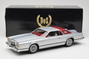 Lincoln Continental Mark V Coupe Argento BoS Models 1:18 BOS084 Resina — immagine 6 di 6