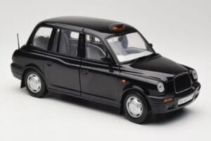 London Taxi TX1 Nero Sun Star 1:18 1120 Pressofusione — immagine 6 di 8