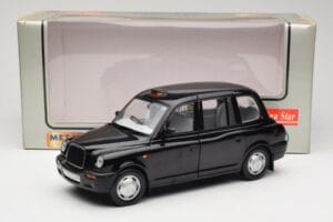 London Taxi TX1 Nero Sun Star 1:18 1120 Pressofusione — immagine 8 di 8