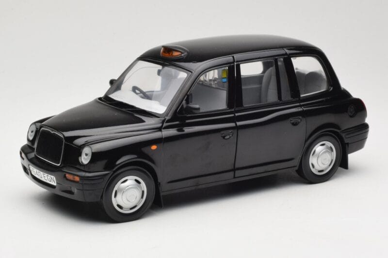 London Taxi TX1 Nero Sun Star 1:18 1120 Pressofusione