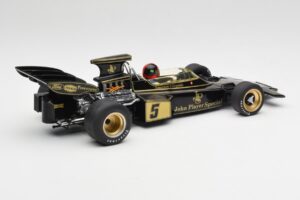 Lotus 72D #5 E. Fittipaldi John Player Special GP Spain 1972 MCG 1:18 MCG18610F Pressofusione — immagine 3 di 6