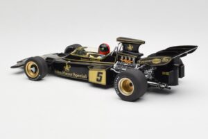 Lotus 72D #5 E. Fittipaldi John Player Special GP Spain 1972 MCG 1:18 MCG18610F Pressofusione — immagine 4 di 6