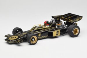 Lotus 72D #5 E. Fittipaldi John Player Special GP Spain 1972 MCG 1:18 MCG18610F Pressofusione