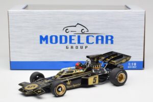 Lotus 72D #5 E. Fittipaldi John Player Special GP Spain 1972 MCG 1:18 MCG18610F Pressofusione — immagine 6 di 6