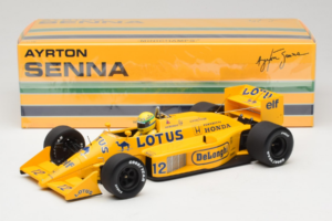 Lotus 99T Honda #12 A. Senna Team Lotus 1987 Minichamps 1:18 540871812 Pressofusione — immagine 7 di 7