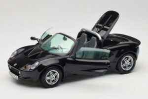 Lotus Elise S1 Roadster Nero Chrono 1:18 CH001 Pressofusione — immagine 2 di 8
