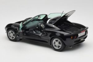 Lotus Elise S1 Roadster Nero Chrono 1:18 CH001 Pressofusione — immagine 5 di 8