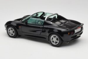 Lotus Elise S1 Roadster Nero Chrono 1:18 CH001 Pressofusione — immagine 7 di 8