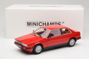 Maserati BiTurbo Coupe Rosso Corsa Minichamps 1:18 107123501 Resina — immagine 6 di 6