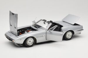 Maserati Ghibli Spyder Argento Minichamps 1:18 100122330 Pressofusione — immagine 2 di 7