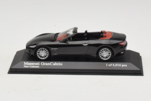 Maserati GranCabrio Nero Metallizzato Minichamps 1:43 400123930 Pressofusione