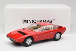 Maserati Khamsin Rosso Minichamps 1:18 107123821 Resina — immagine 6 di 6