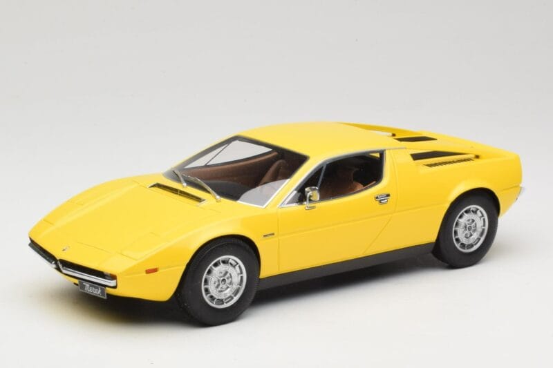 Maserati Merak Giallo Minichamps 1:18 107123760 Resina