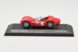 Maserati Tipo 61 #6 R. Penske SCCA National Race Meadowdale 1961 Minichamps 1:43 400611206 Pressofusione