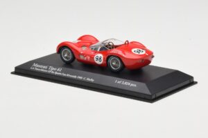 Maserati Tipo 61 #98 C. Shelby Times Mirror Grand Prix Riverside 1960 Minichamps 1:43 400601298 Pressofusione — immagine 3 di 4