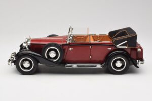 Maybach DS8 Zeppelin Rosso Anson 1:18 30413 Pressofusione — immagine 4 di 8