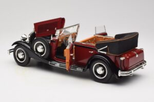 Maybach DS8 Zeppelin Rosso Anson 1:18 30413 Pressofusione — immagine 5 di 8