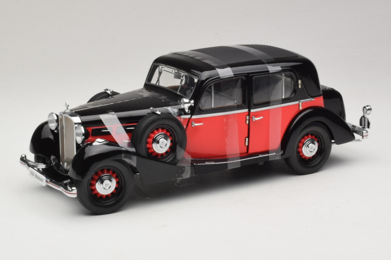 Maybach SW35 Hardtop Nero Rosso Premier Miniature 1:18 PM-38208 Pressofusione
