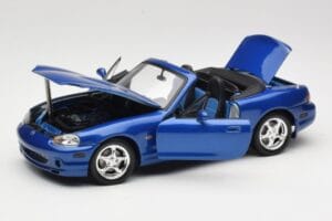 Mazda MX-5 NA 10th Anniversary Blue Metallic Gate 1:18 01071 Pressofusione — immagine 2 di 8