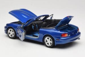 Mazda MX-5 NA 10th Anniversary Blue Metallic Gate 1:18 01071 Pressofusione — immagine 5 di 8