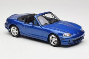 Mazda MX-5 NA 10th Anniversary Blue Metallic Gate 1:18 01071 Pressofusione — immagine 6 di 8