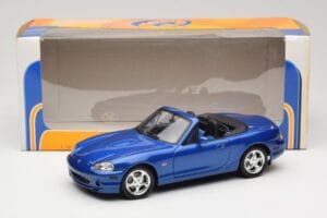 Mazda MX-5 NA 10th Anniversary Blue Metallic Gate 1:18 01071 Pressofusione — immagine 8 di 8