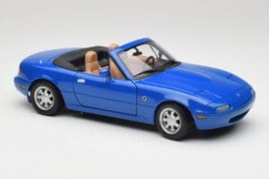 Mazda MX-5 NA Twilight Blu Mica Gate 1:18 1013 Pressofusione — immagine 6 di 8