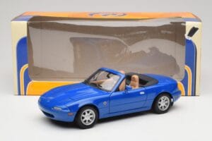 Mazda MX-5 NA Twilight Blu Mica Gate 1:18 1013 Pressofusione — immagine 8 di 8