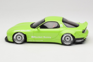 Mazda RX-7 FD Rocket Bunny Pearl Green Otto 1:18 OT1155 Resina — immagine 3 di 6
