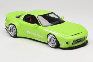 Mazda RX-7 FD Rocket Bunny Pearl Green Otto 1:18 OT1155 Resina — immagine 4 di 6